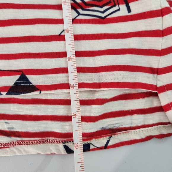 W5 Nautical cropped top, size medium - Picture 6 of 7